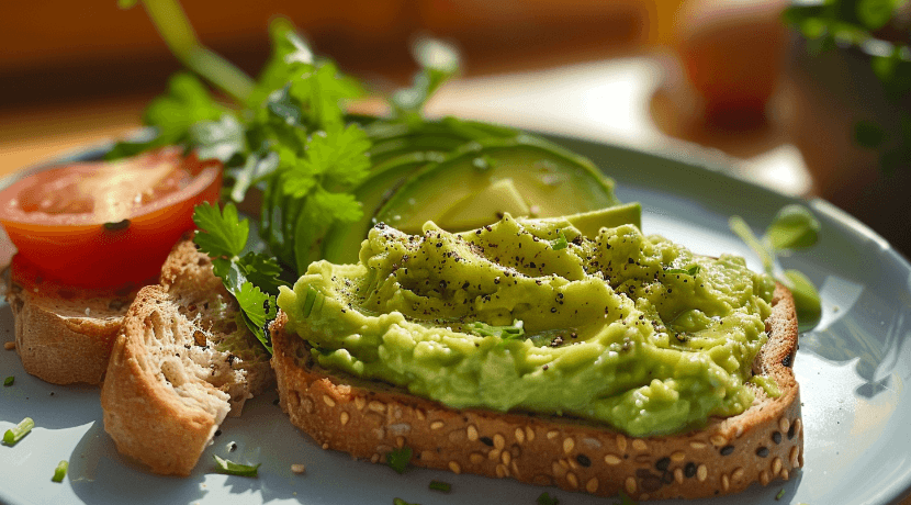 picture of Classic Avocado on Gluten Free Toast or Bagel: