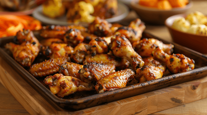 Naked Baked Chicken Wings image